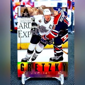 Wayne Gretzky/Doug Gilmour 1993-94 Leaf Gold All-Stars #6